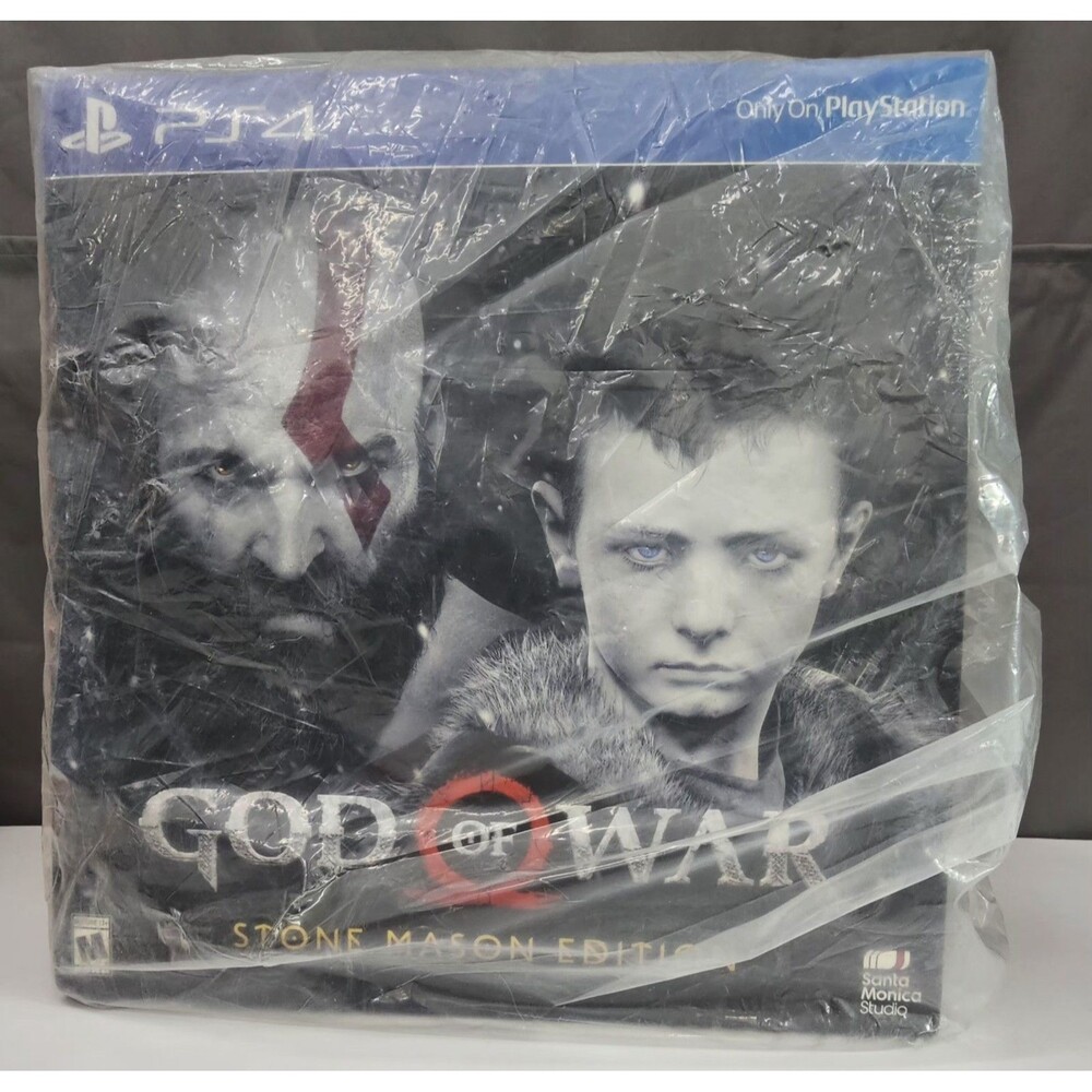 God of War Stone Mason Edition PS4 Brand New Sealed (Box Tear)
